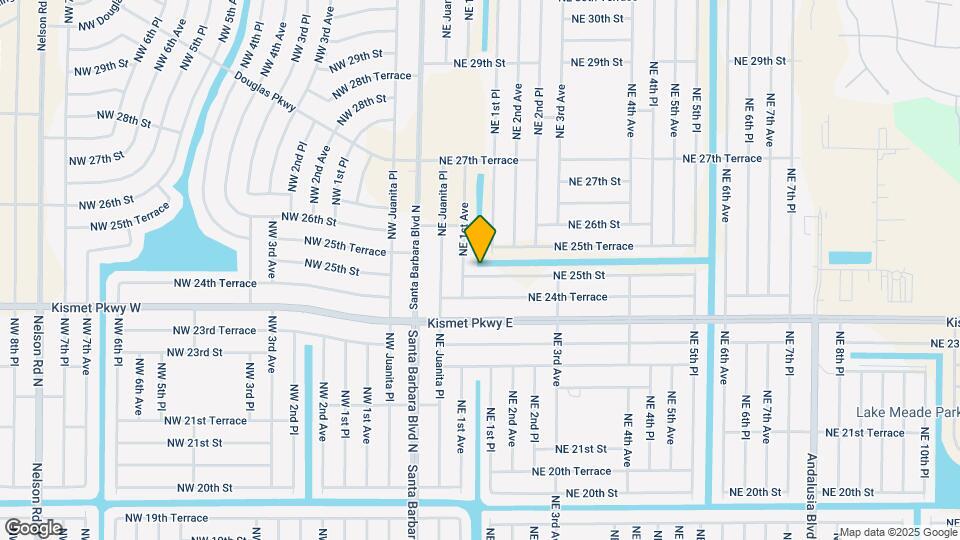109 NE 25th St Map and Location Details