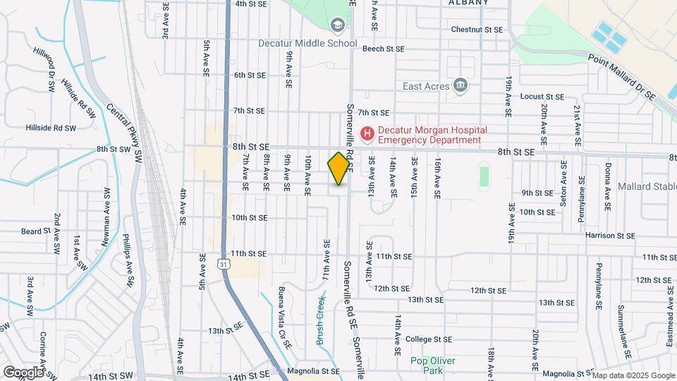 1105 9th St SE Map and Location Details