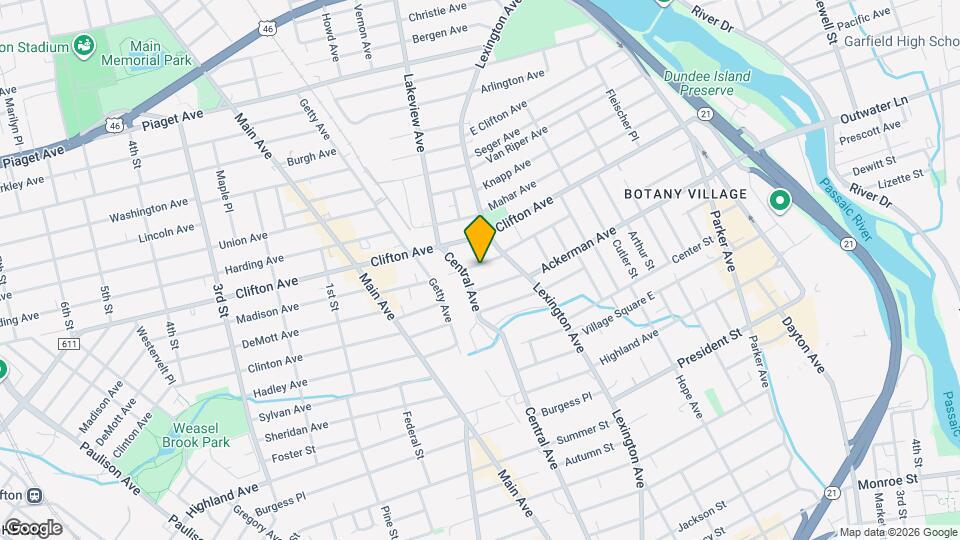 27 E Madison Ave Mapa y Detalles de la Ubicación