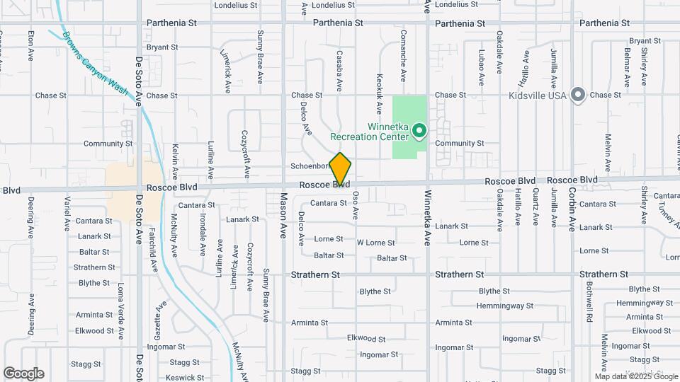 20322 Roscoe Blvd Map and Location Details