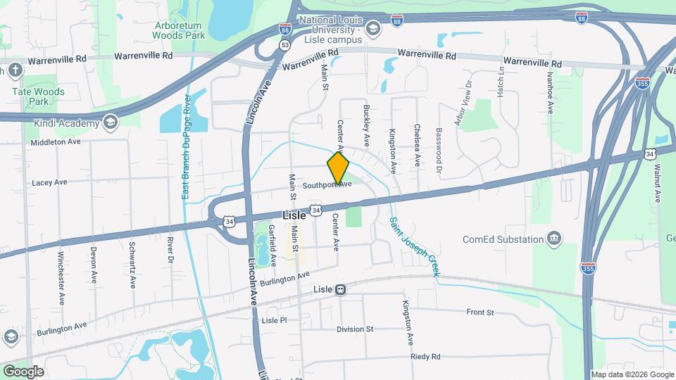 1001 Southport Ave Map and Location Details