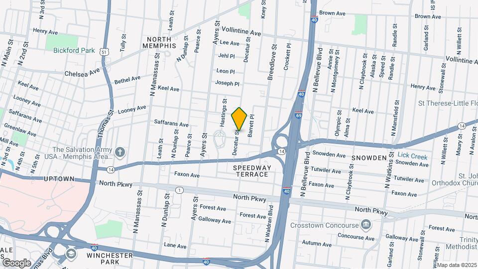 696 Decatur St Map and Location Details