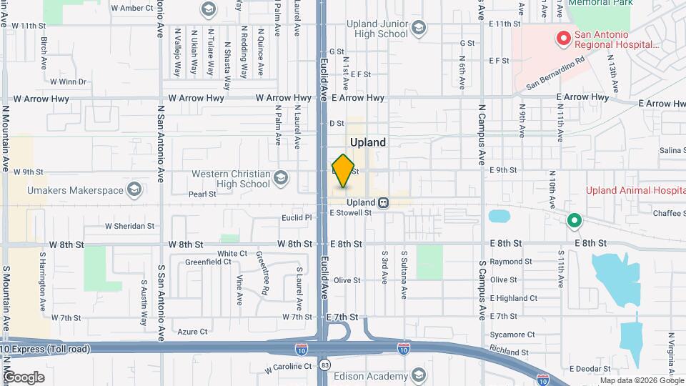 111 N 1st Ave Map and Location Details