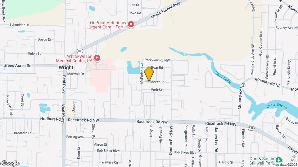 406 Corvet St Map and Location Details