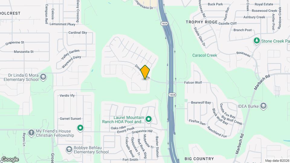 1502 Mourning Dove Mapa y Detalles de la Ubicación