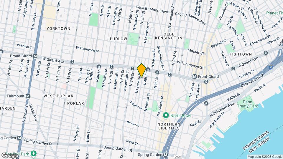 1038 N Leithgow St Map and Location Details