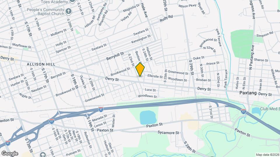 649 S 23rd St Map and Location Details