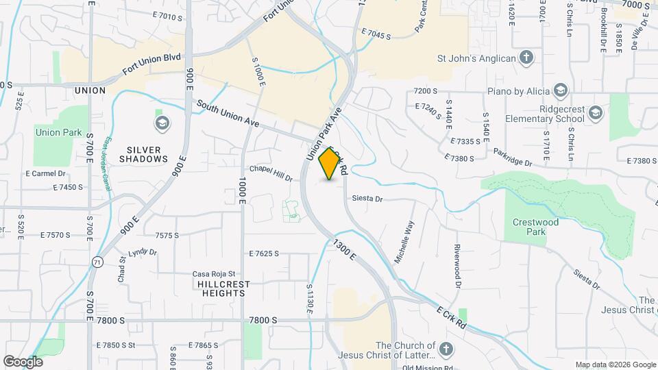 1171 E 7450 S Map and Location Details