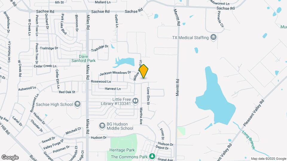 5105 Rosewood Ln Map and Location Details