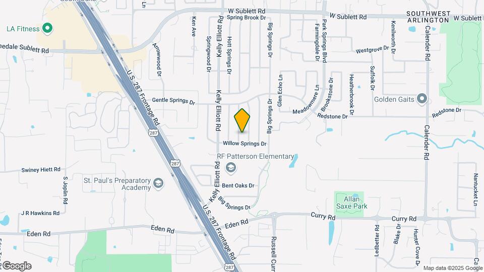6415 Elm Springs Dr Map and Location Details