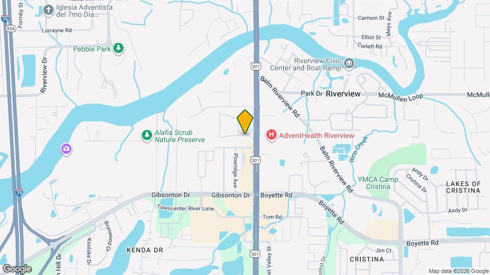 10619 Shady Falls Ct Map and Location Details