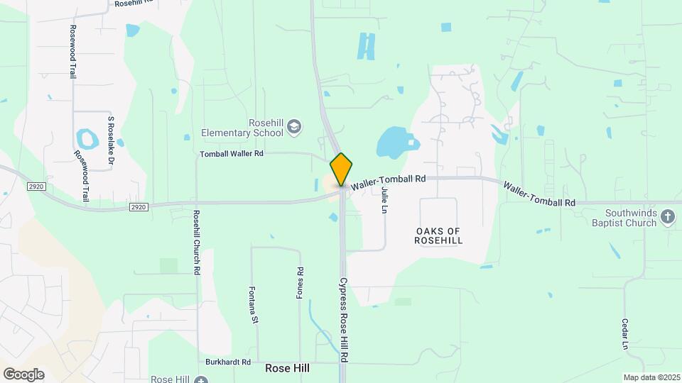 21799 Cypress Rose Hill Rd Map and Location Details