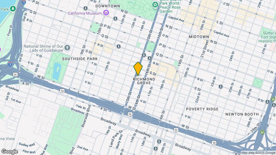 1501 T St Map and Location Details