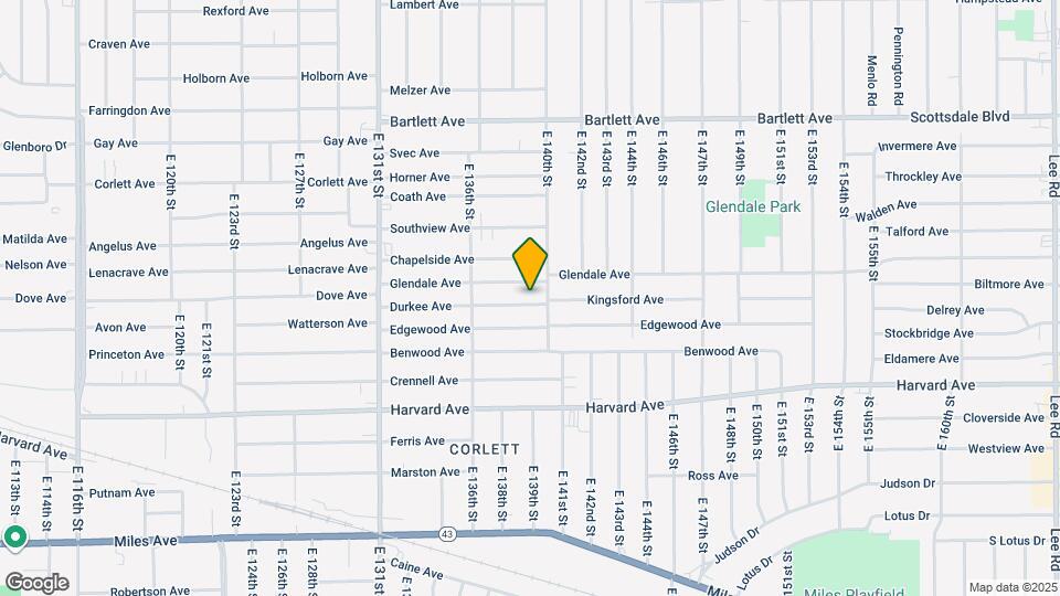 13901 Durkee Ave Map and Location Details