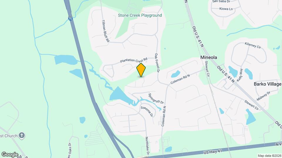 4419 Triple Oak Dr Mapa y Detalles de la Ubicación