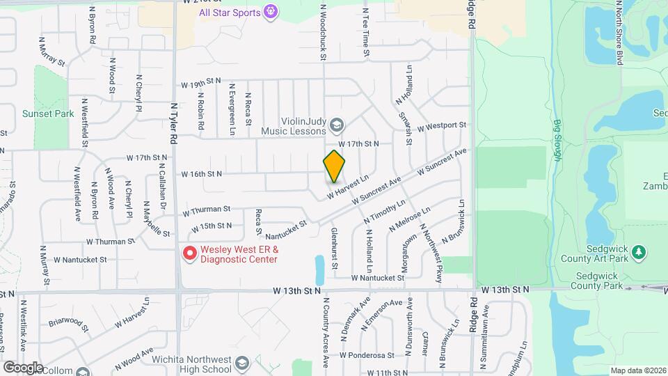 1602 N Woodchuck St Map and Location Details