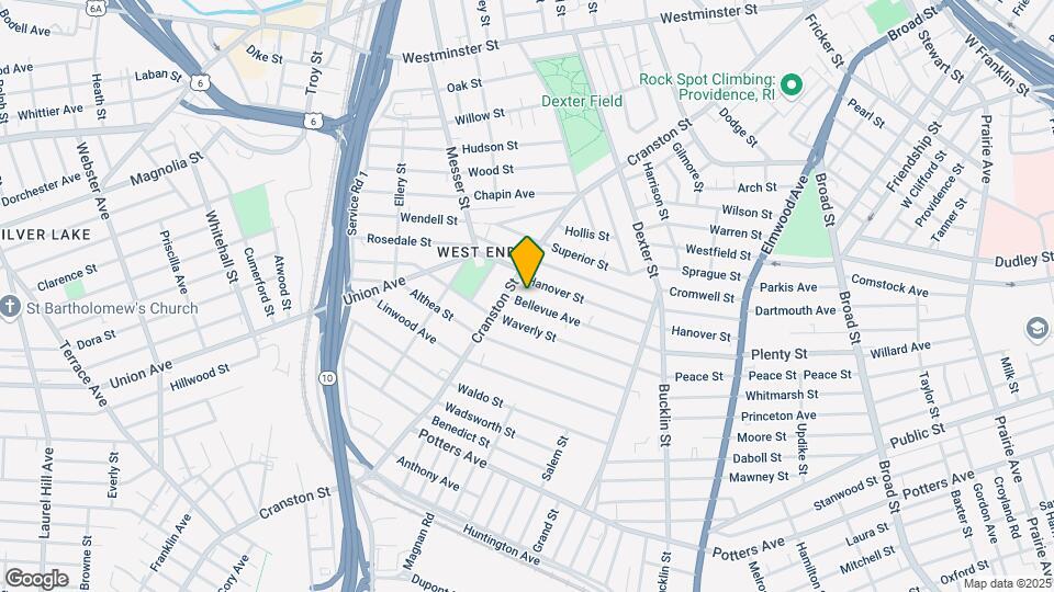 219 Bellevue Ave Map and Location Details
