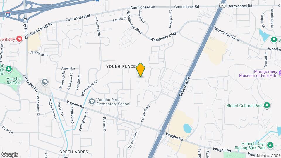 1715 Young Pointe Blvd Map and Location Details