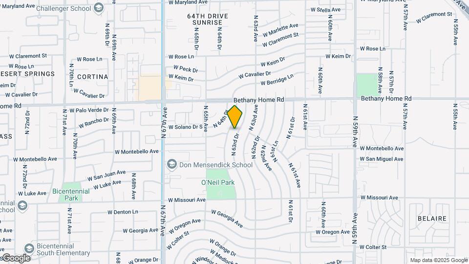 5712 N 63rd Dr Map and Location Details