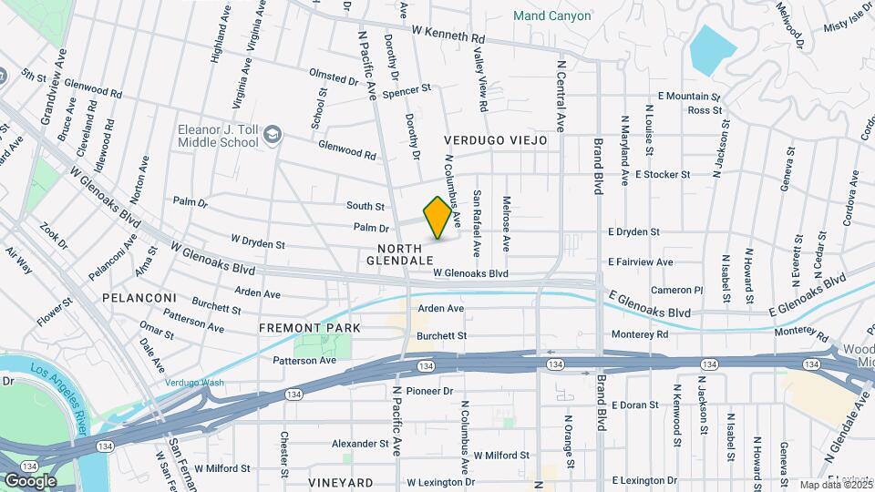 426 W Dryden St Map and Location Details