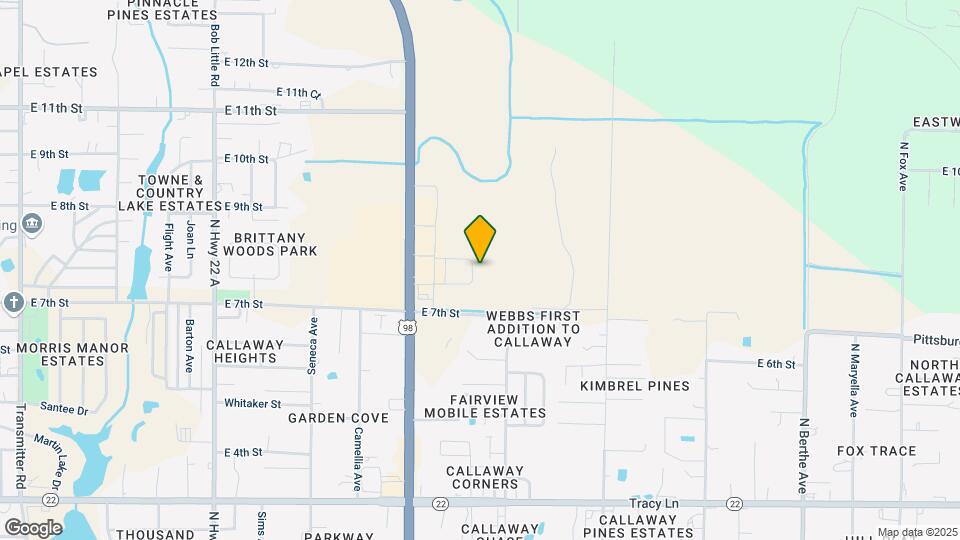 5836 Callaway Cir Map and Location Details