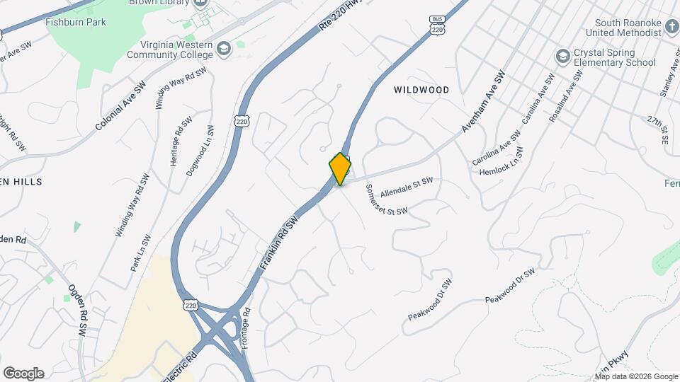 3404 Avenham Ave SW Map and Location Details