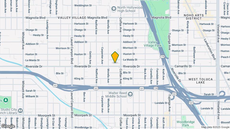 11729 Riverside Dr Map and Location Details