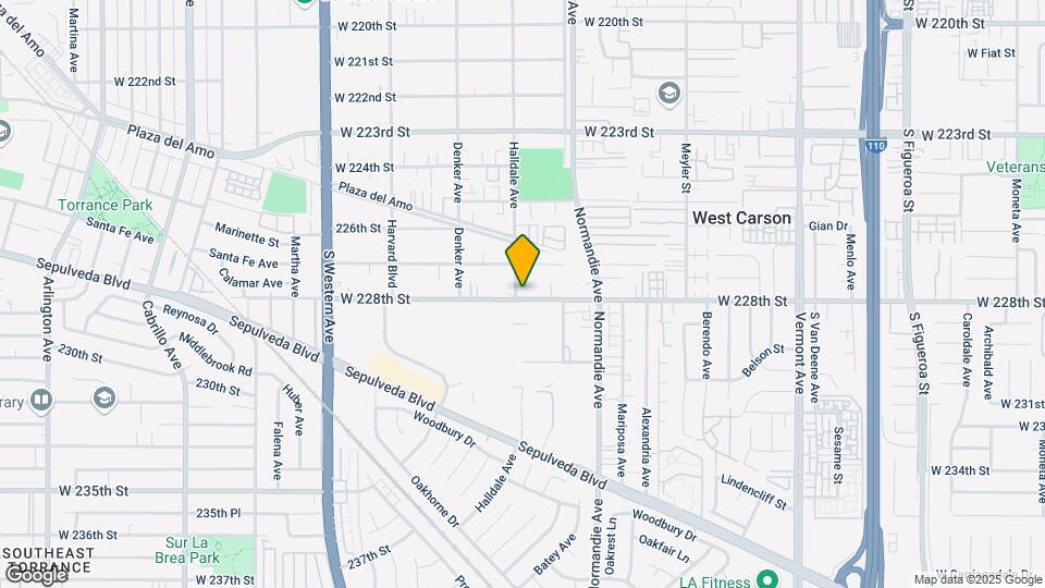1351 W 228th St Map and Location Details