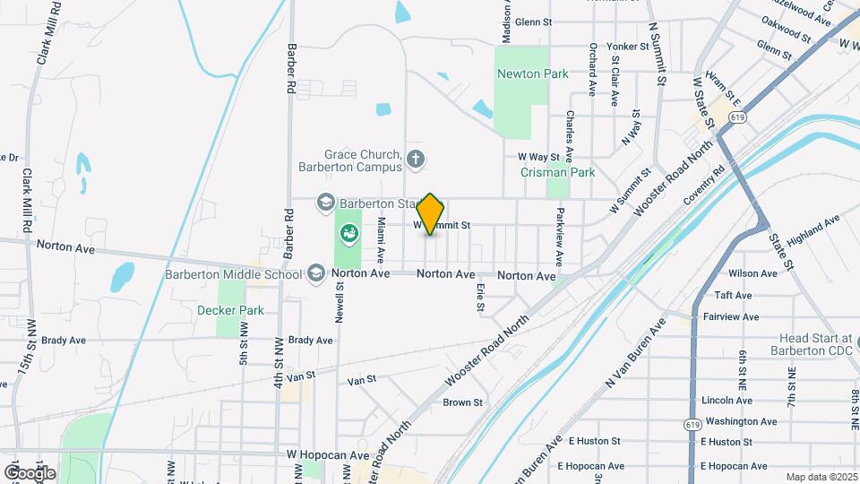 543 Otterbein Ave Mapa y Detalles de la Ubicación