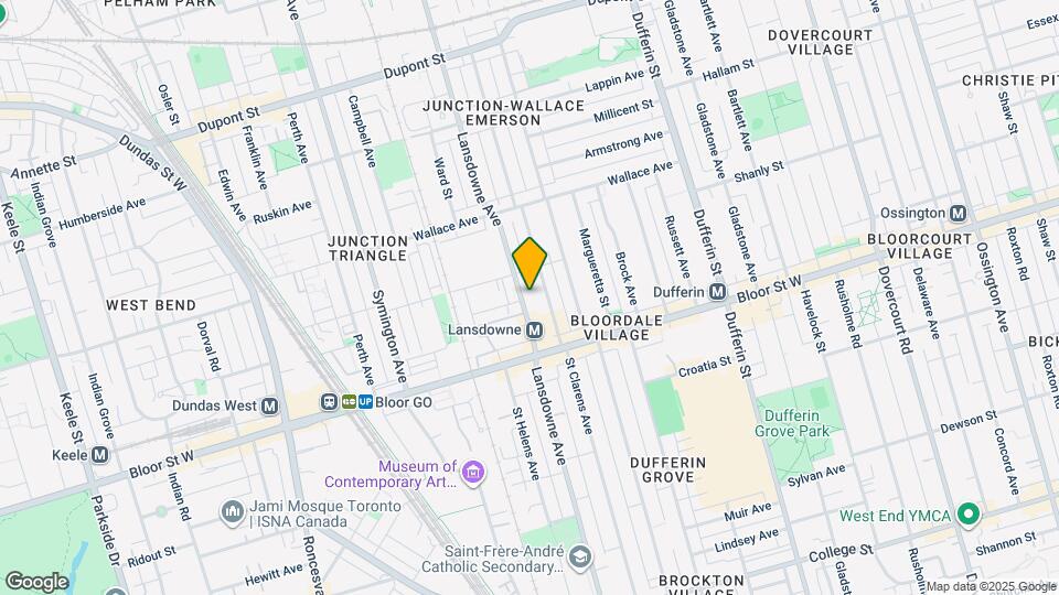 727 Lansdowne Av Map and Location Details