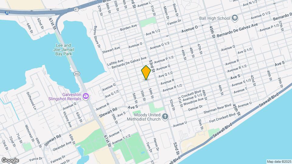 5403 Ave Q 1/2 Map and Location Details