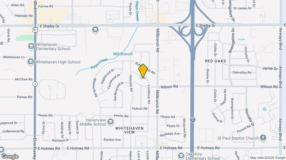 4905 Lochinvar Rd Map and Location Details