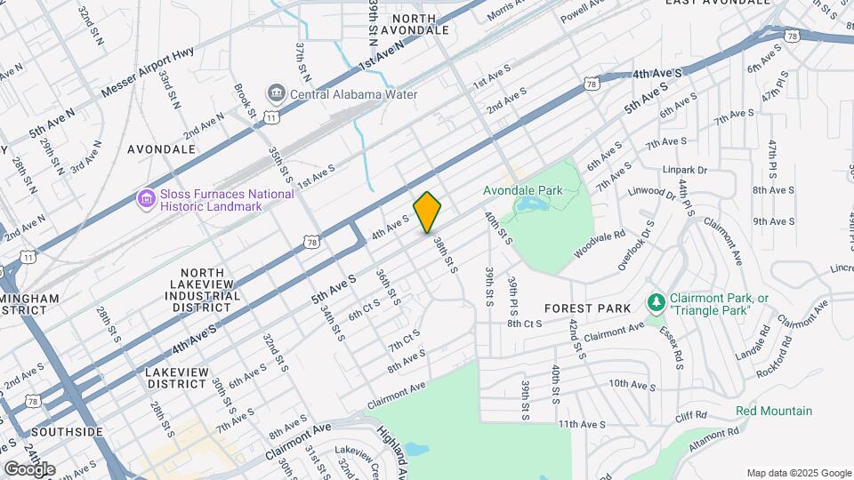 3729 5th Ave S Map and Location Details