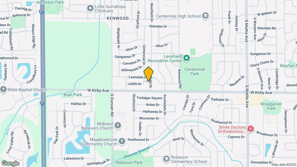 1505 Westfield Dr Map and Location Details