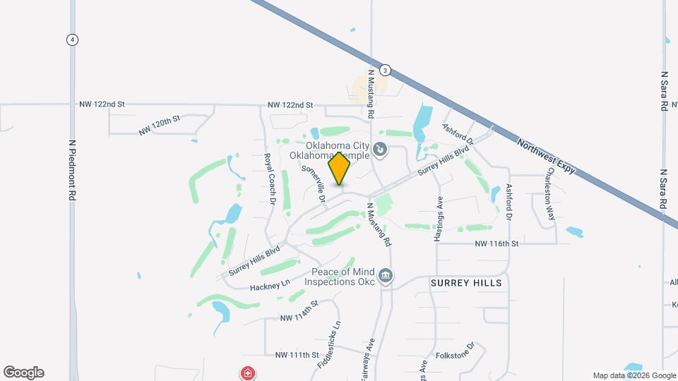 11615 Surrey Ln Map and Location Details