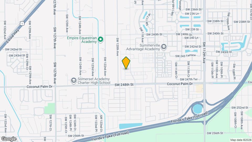 11935 SW 246 Terrace Map and Location Details