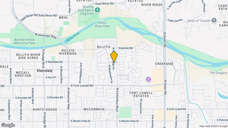 1166 N Rosemont Blvd Map and Location Details