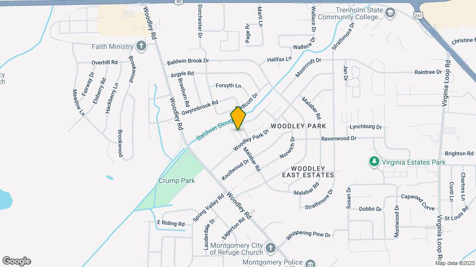 3425 Malabar Rd Map and Location Details