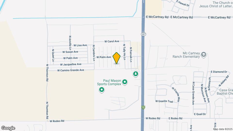5621 N Begonia St Map and Location Details
