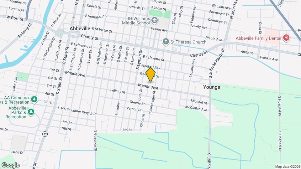 411 Kibbie St Map and Location Details