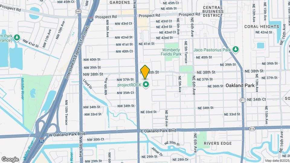 3640 NE 1st Ave. Map and Location Details
