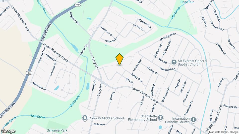 2718 Bagby Way Map and Location Details