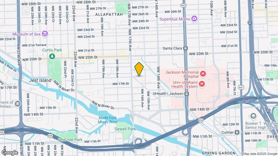 1620 NW 18th St Map and Location Details