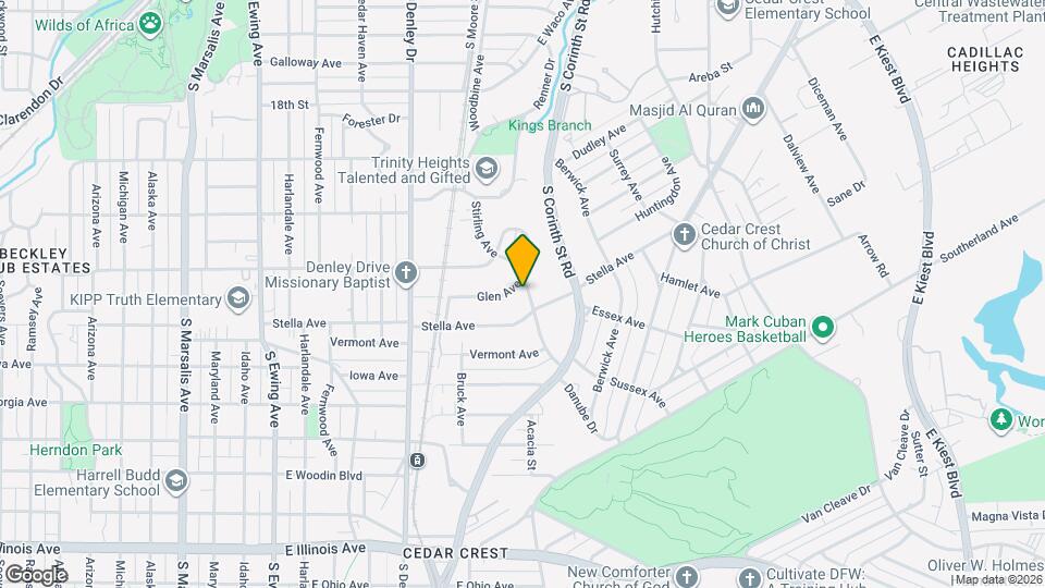 1520 Glen Ave, Unit A Map and Location Details