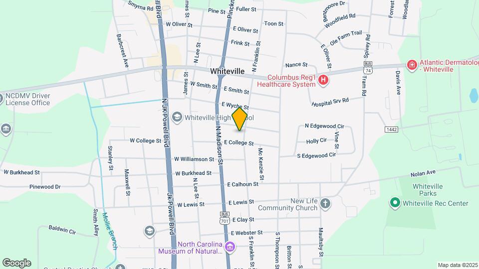 405 N Franklin St Mapa y Detalles de la Ubicación
