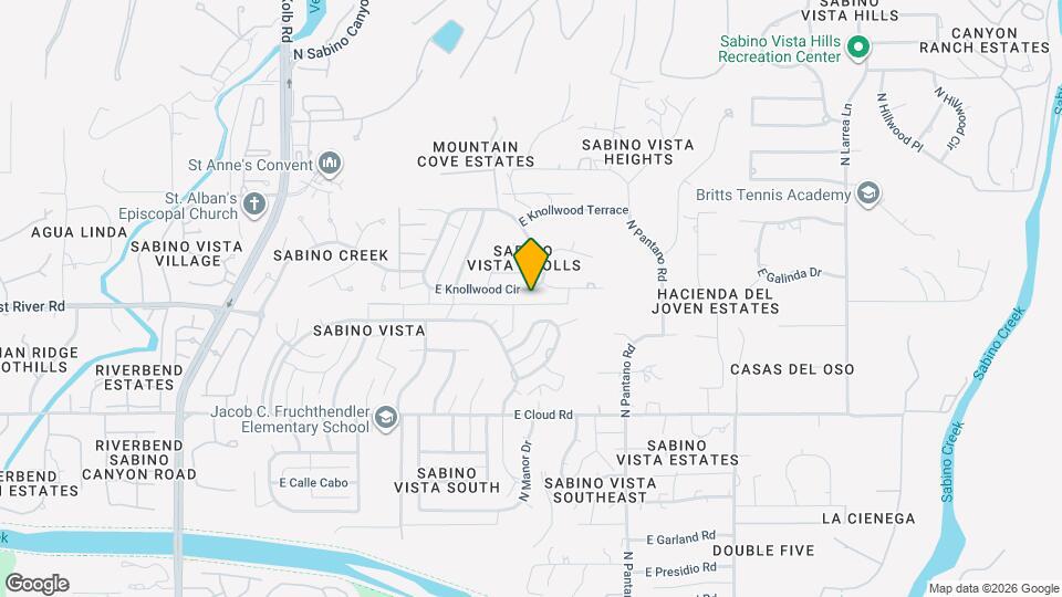 7722 E Knollwood Cir Map and Location Details