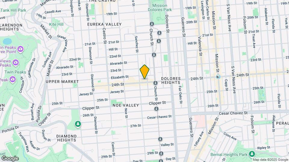 3866 24th St Map and Location Details