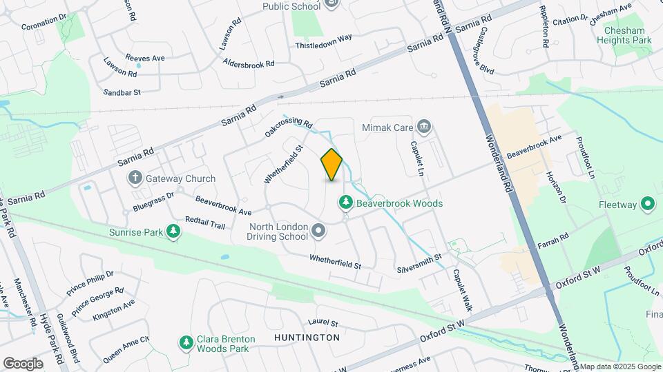 846 Kettleridge St Map and Location Details