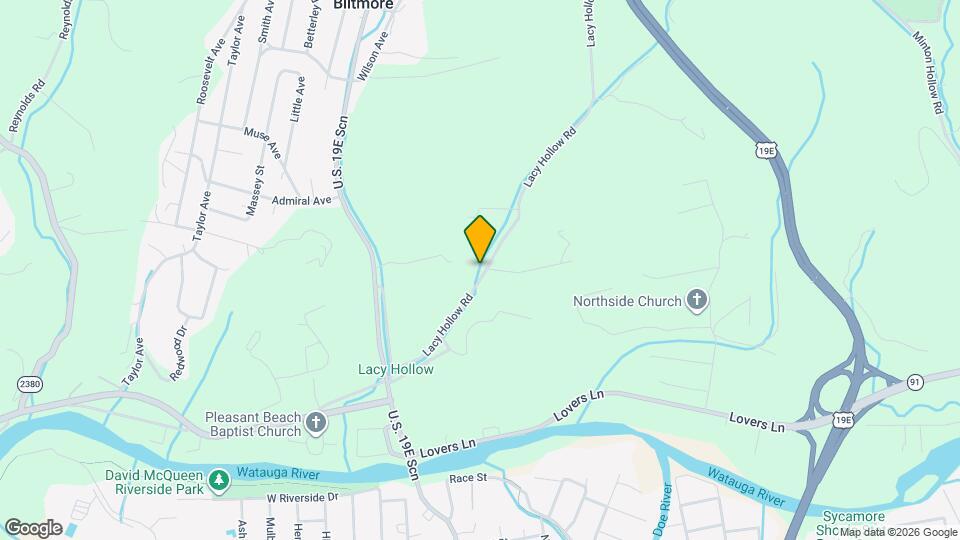 173 Lacy Hollow Rd Mapa y Detalles de la Ubicación