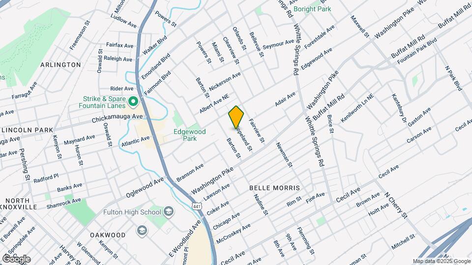 2723 Copeland St Map and Location Details